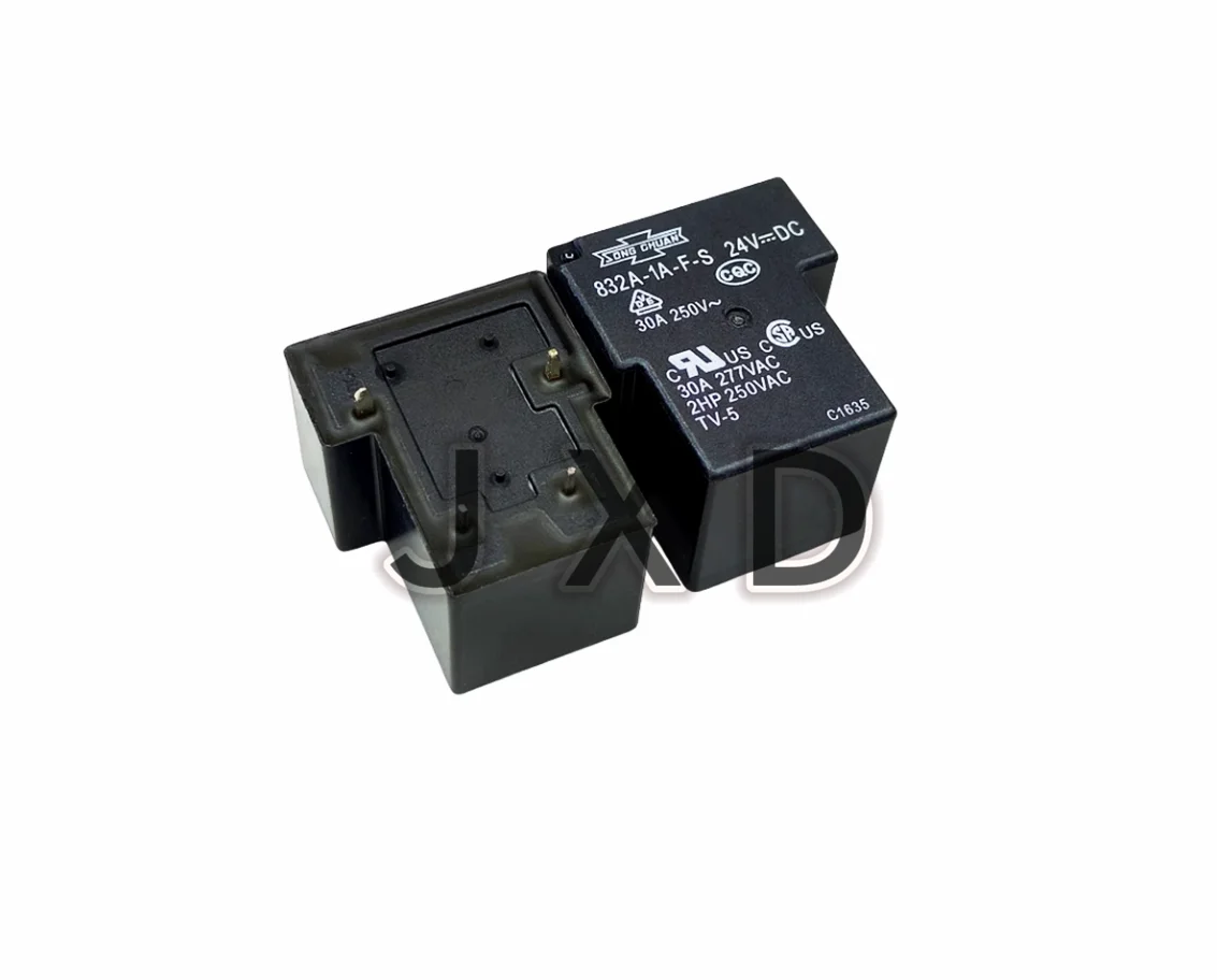 

2/5/10/20PCS Brand New Original 832A-1A-F-S 832A 1A F S 832A1AFS 24VDC 24V 30A 4-pin SONGCHUAN relay