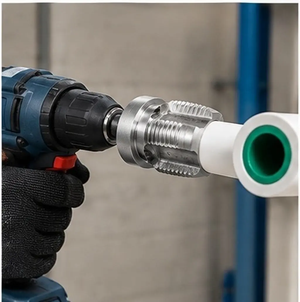 Pipe Threading Tool Universal Electric Drill Compatible Internal External Thread Cutter Multi Functional Ppr Plumbing Thread