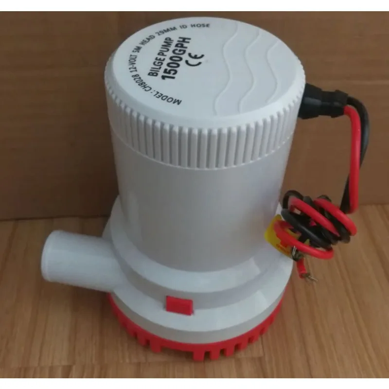 Marine Submersible Bilge Pump 12V/24V Durable Mini Water Pump for Vessel Drainage and Multi-scenario Use