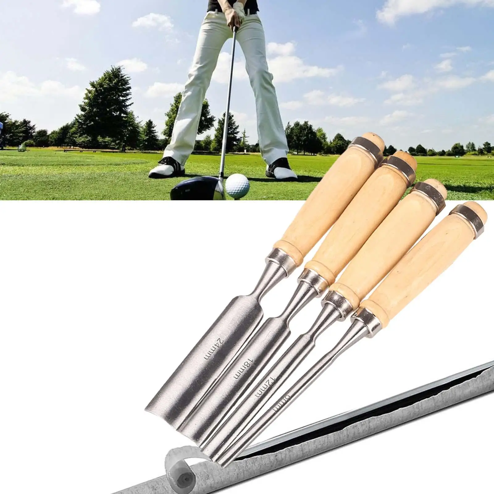 Golf Grip Tape Peeling Tool Steel Shaft Stripper Portable Grip Replacement Kit for Golf Club Maintenance and Practice Equipment