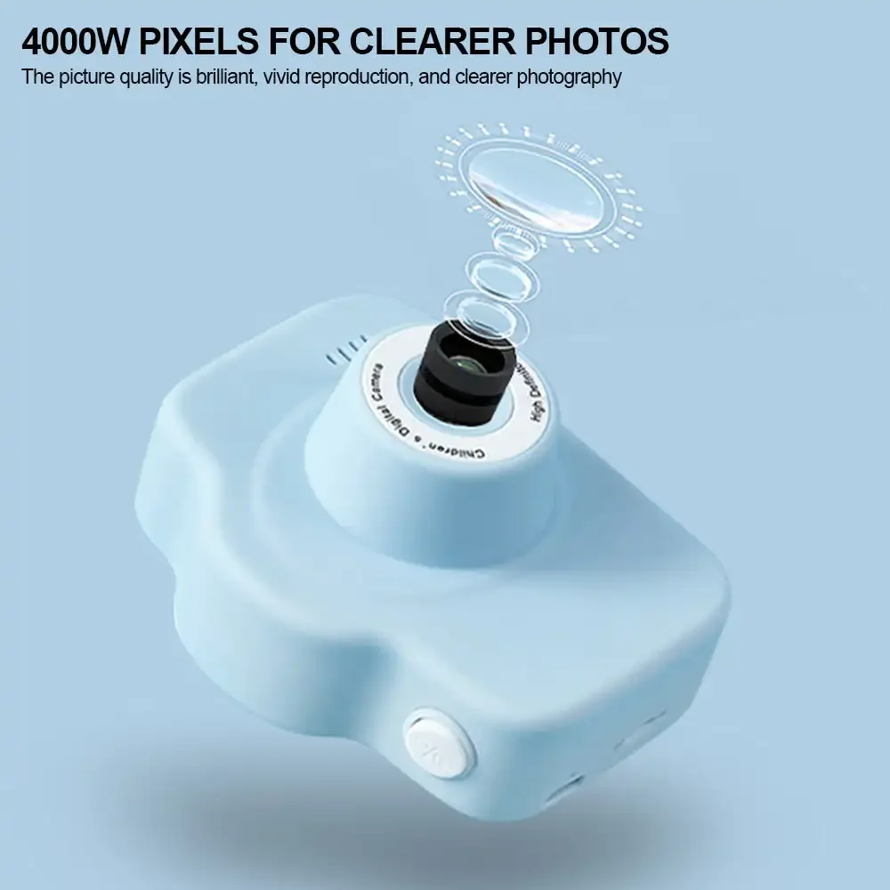 1080P HD Single Camera Video Camera Mini Kids Digital Camera Toys 2inch Color Display Cam Children Birthday Gift Outdoor Toys view 5