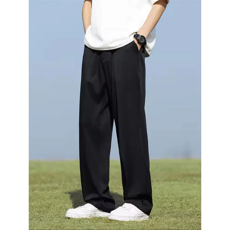 

European and American Drapey Casual Men Summer New Loose Trendy Sports Long Pants
