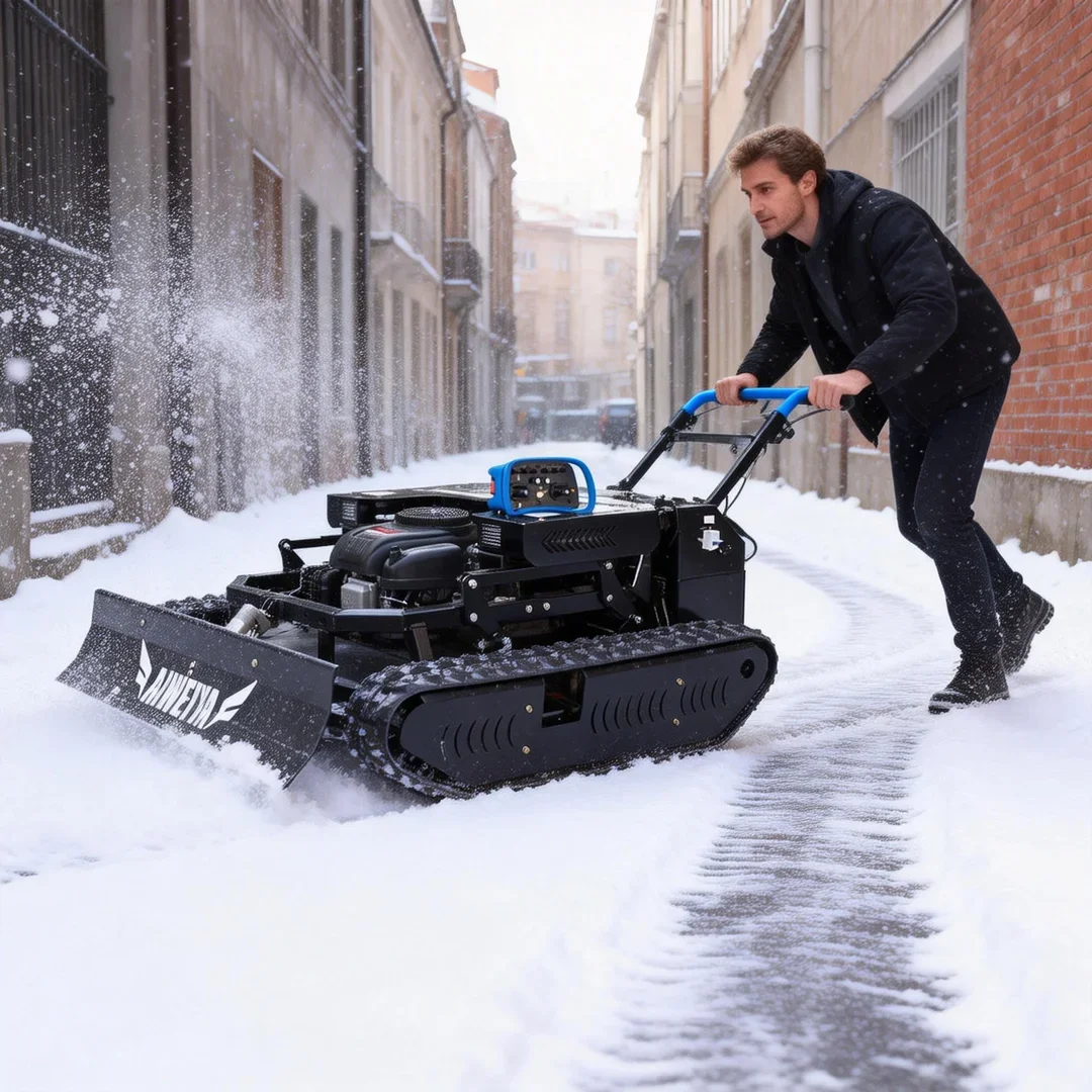 

Газонокосилка с двигателем LONCIN 452CC, регулируемой шириной захвата, прямые поставки с завода, дистанционное управление, бесплатная лопата для уборки снега