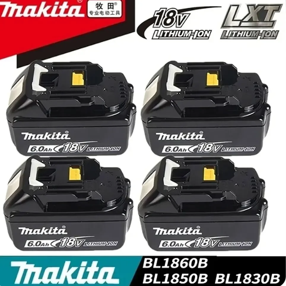 

Makita 18V Battery 6000mAh Rechargeable Power Tools Battery 18V makita with LED Li-ion Replacement LXT BL1860B BL1860 BL1850