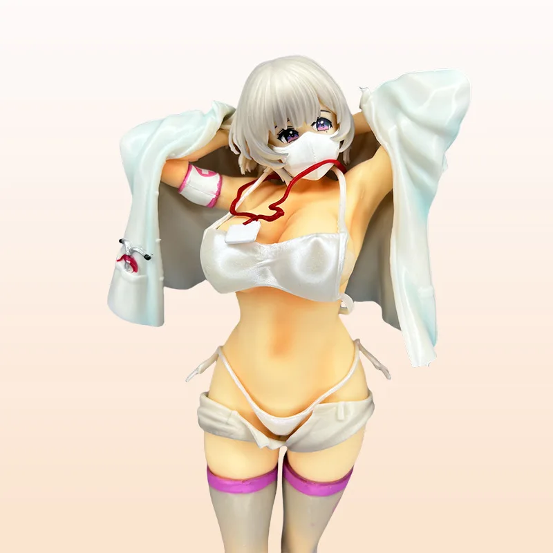 

Anime Figure Anime Girl Standing Nurse Outfit Pvc Collectible Model Desktop Computer Case Ornament Home Decor Adult Collection