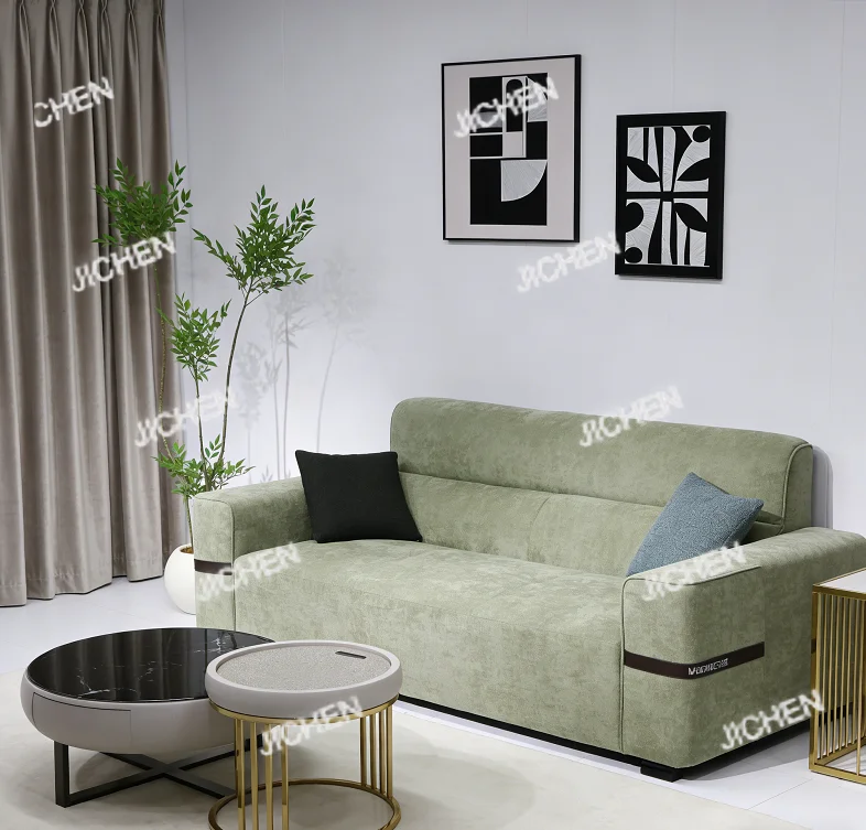 

Double sofa, compact and stylish velvet sofa, upholstered double sofa, studio apartment living room