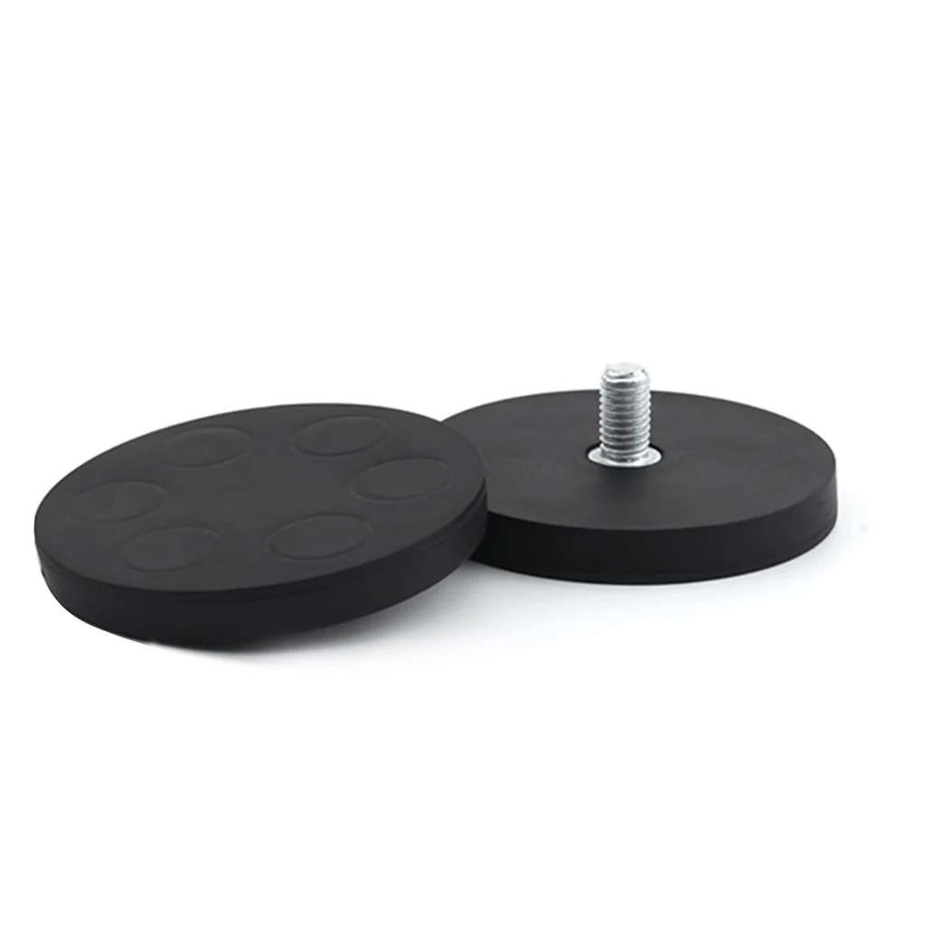 1x starker magnetischer Magnet, runde, gummibeschichtete Basis, D36 mm, 1/4 M4, M5, M6-Halterung für Spiegelreflexkamera, Autodach, LED-Lichtleiste, Halterung – Detail 3