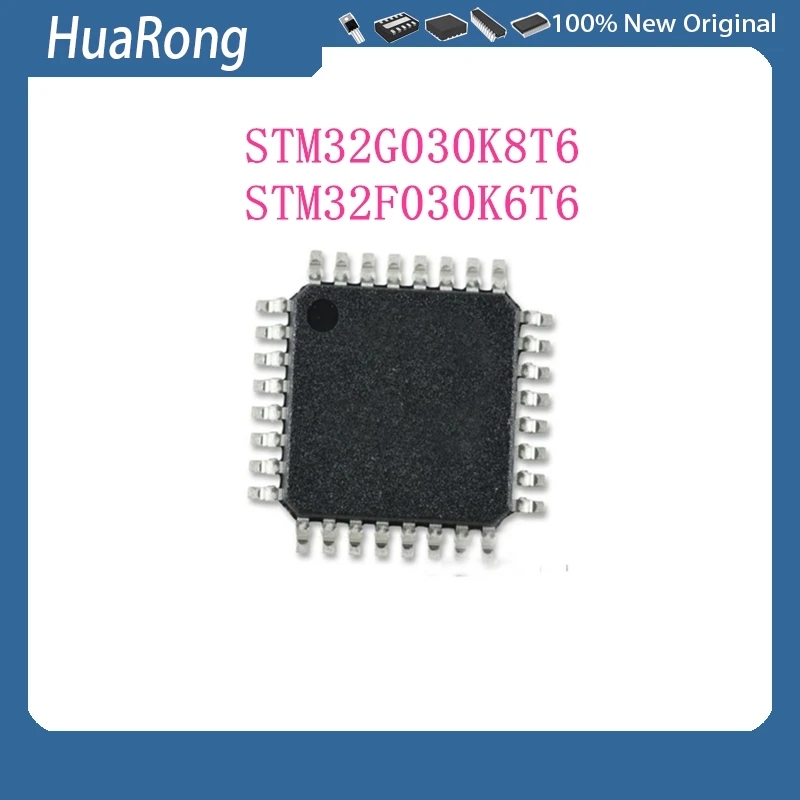10Pcs/Lot  STM32G030K8T6 STM32G 030K8T6    STM32F030K6T6 STM32F030 030K6T6 QFP32