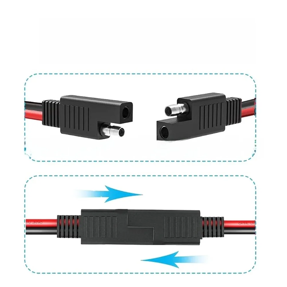 Quick Release Connector Motorcycle Charging Adapter For Motorcycle Maintenance Charging Cable 8mm O-type Terminal