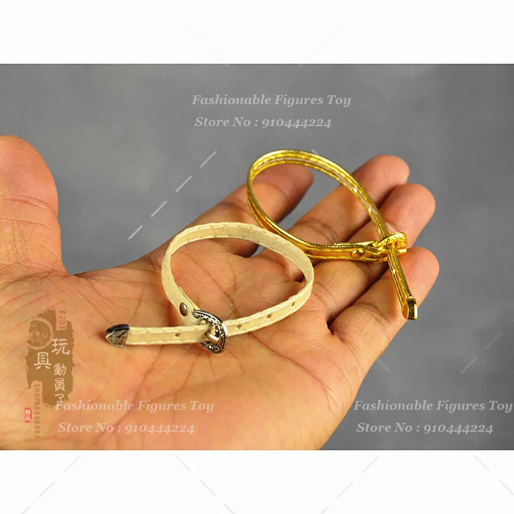 متوفر 1/6 جندية أنثى PU حزام جلد ملون ملابس دمى إكسسوارات لجسم شخصيات الحركة 12 بوصة #6