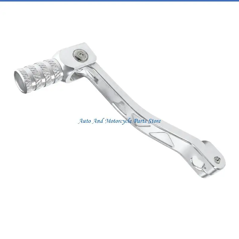P9FD Motorcycle Transmission Gear Shifter Lever with Textured Peg and Metal Body for Replacement Installation Tasks