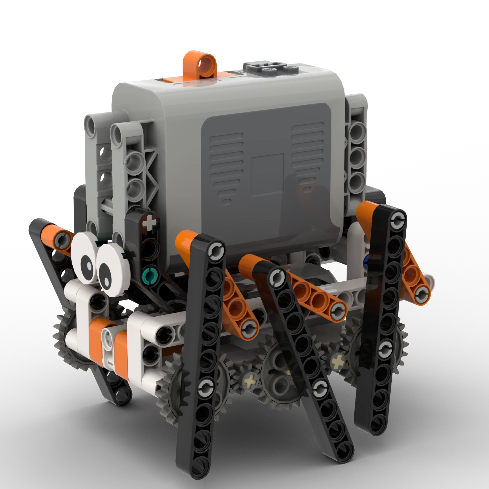 Moc-bloques de construcción técnicos con función de potencia, piezas de motor, robot para caminar de 6 patas, ladrillos de araña biónicos, rompecabezas DIY, juguetes para niños