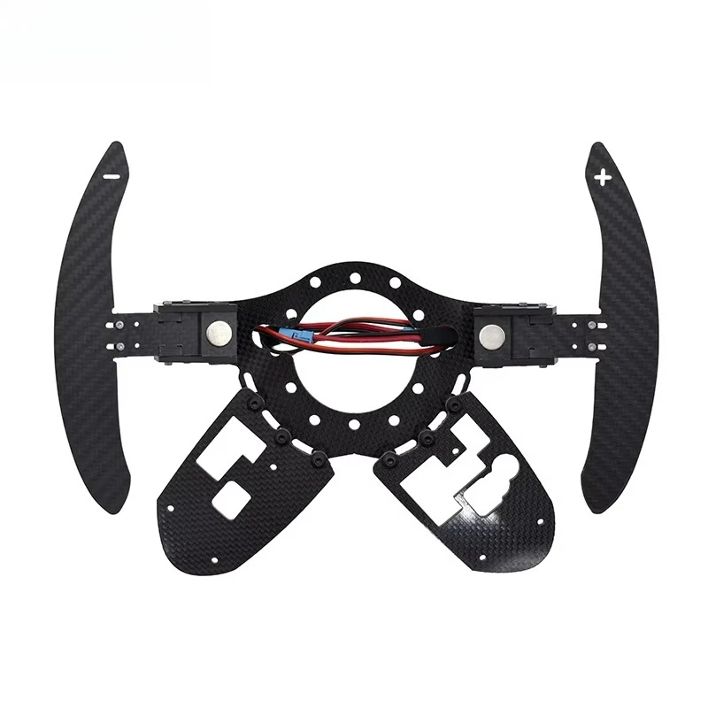 For BMW F10 F30 F80 Racing Steering Wheel Carbon Fiber Magnetic Shift Paddles with Button Bracket Boss Kit Adapter Base Bracket