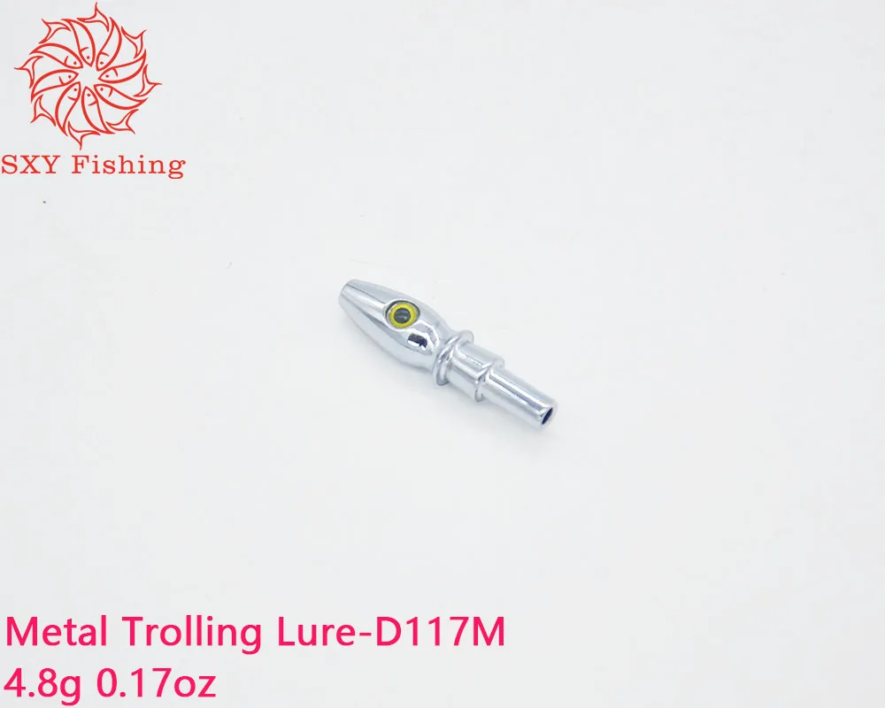 SXY FISHING D117M Metal Trolling Lure Metal head Metal copper head 0.15oz Metal Octopus head Deep sea fishing Trolling bait