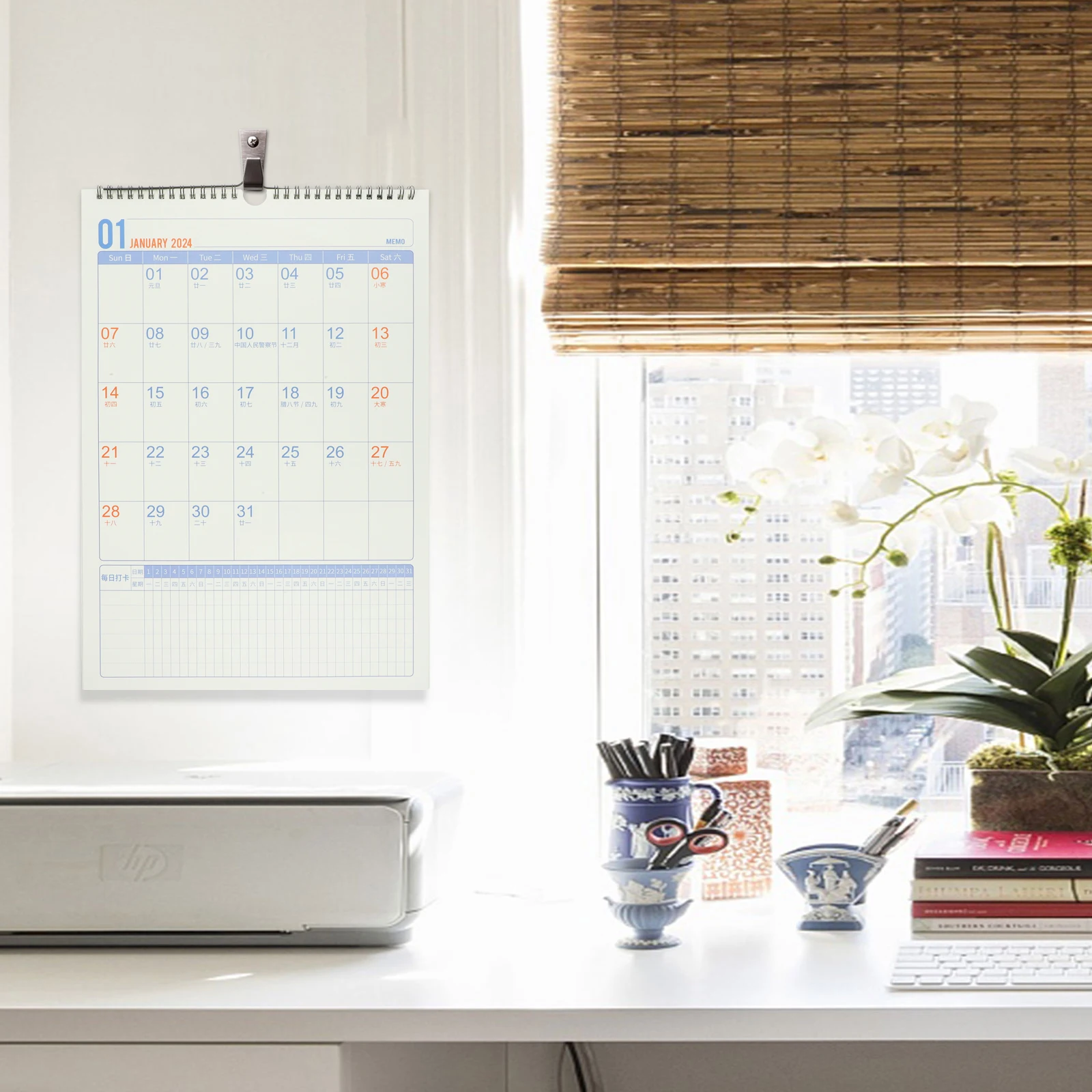 

Wall Monthly Schedule Planner Hanging Decorative Office Home 2024 Annual Schedule For School Dormitory Monthly Planner Calendar