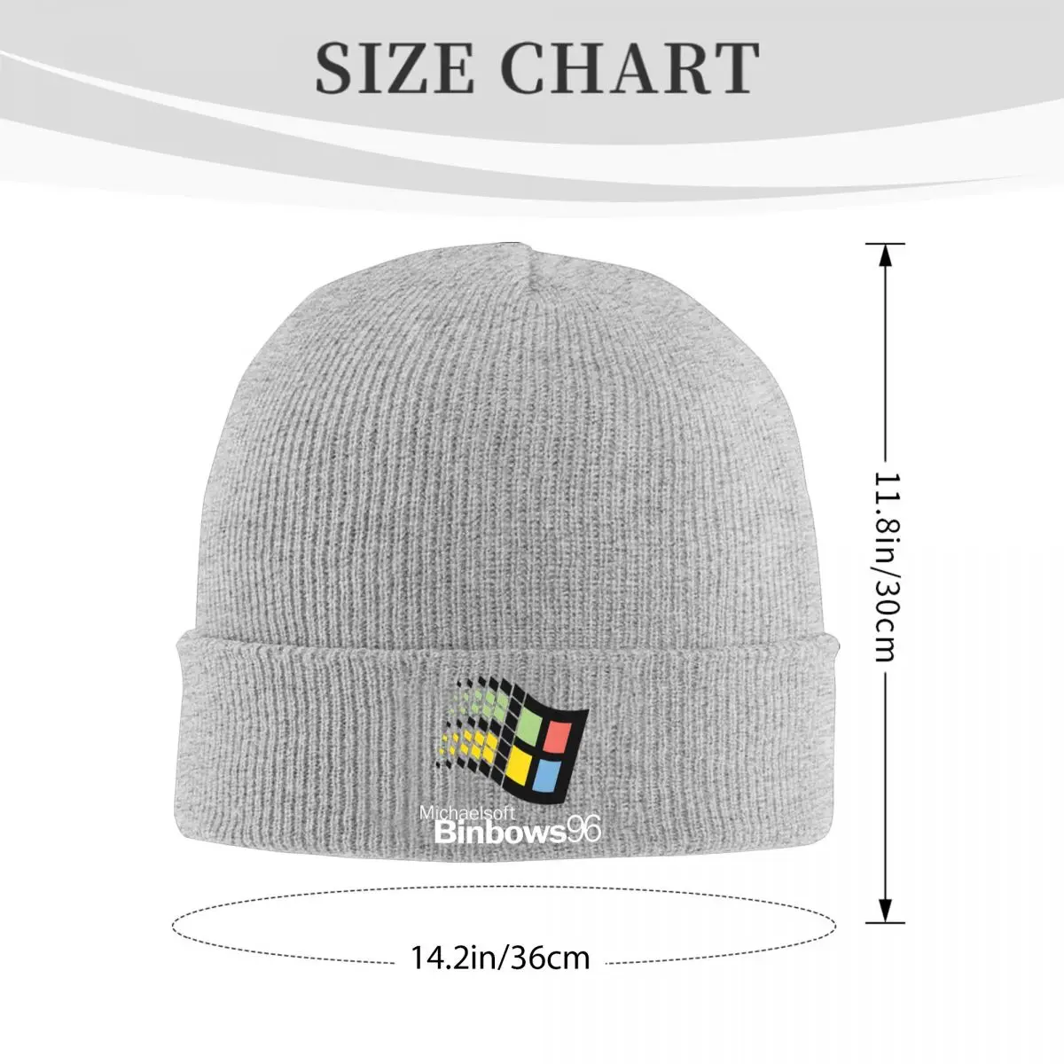 Windows 95 Geeks Nerd Malha Quente Boné de Malha Moda Bonnet Chapéu Outono Inverno Gorros Ao Ar Livre Chapéus para Homens Mulheres Adultos