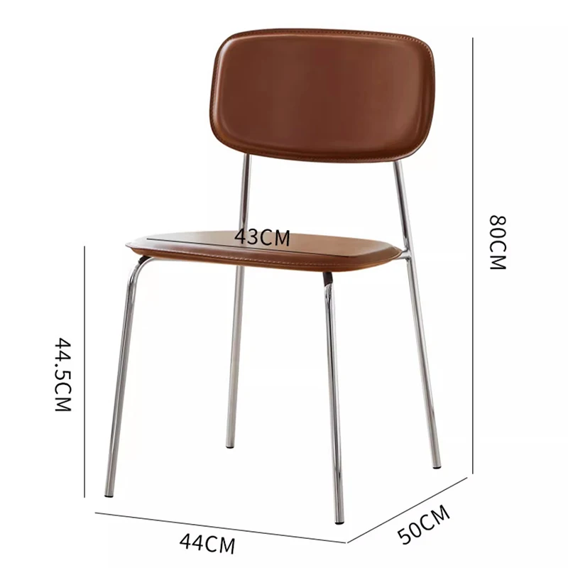 Sillas para sala de estar y cafetería, maquillaje especial para exteriores, silla japonesa para sala de estar, Mueble de oficina dorado, Metalico Stoelen, muebles para el hogar