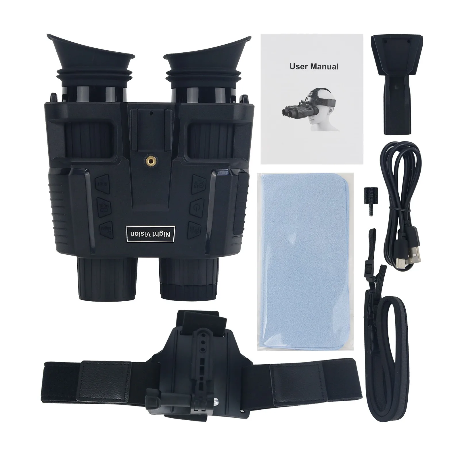 

NV8000 4K 3D Night Vision Binoculars Infrared Mounted Night Vision Goggles For Hunting Camping