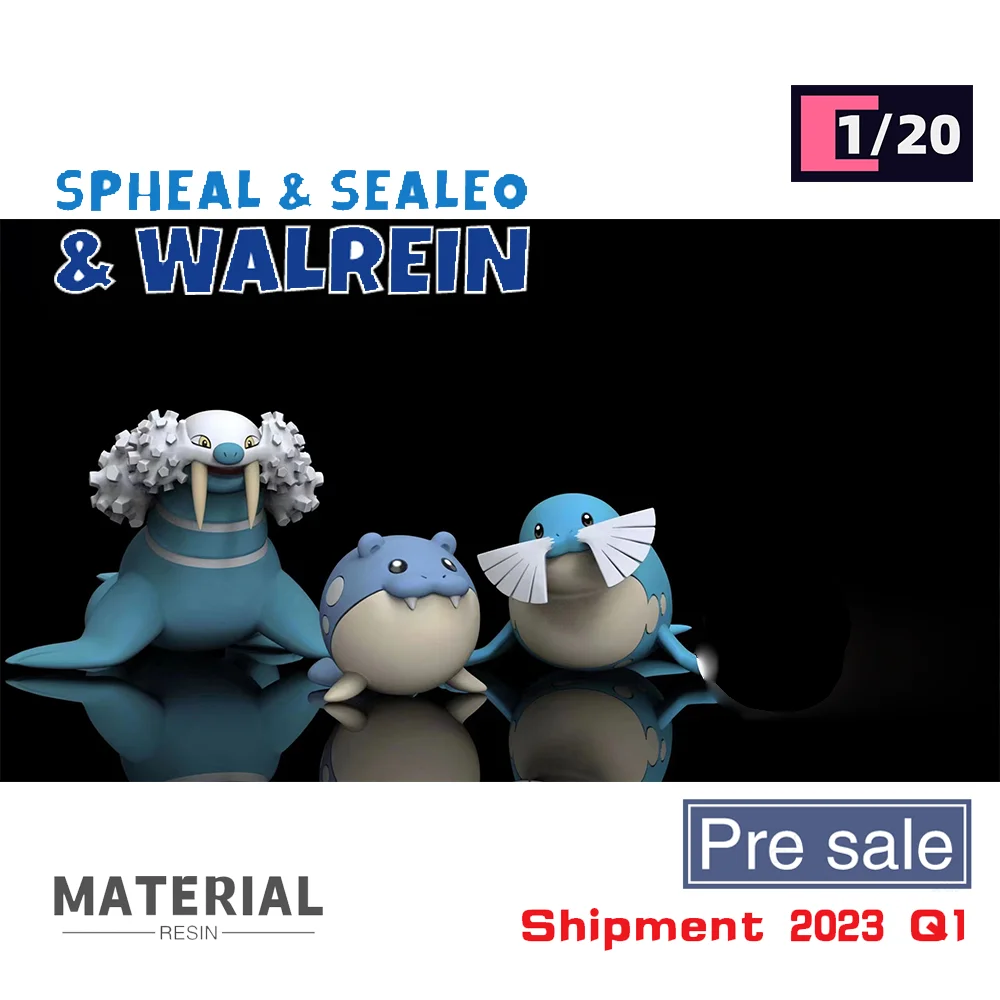 [Pre-sale]1/20 Scale World Figure [SXG STUDIO] - Spheal & Sealeo & Walrein