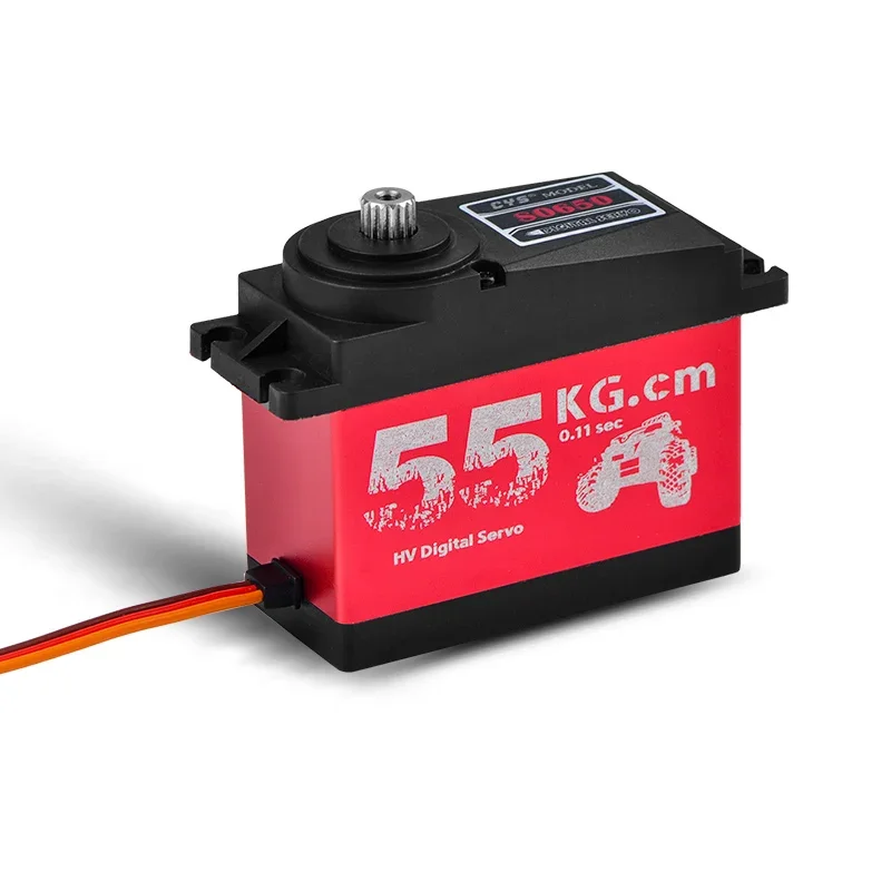 CYS-S0650 Servo digitale con ingranaggi metallici a coppia elevata HV di grandi dimensioni da 55 kg per RC Car Boat Aereo HPI Rovan Km Baja 5B 5T RC Servo