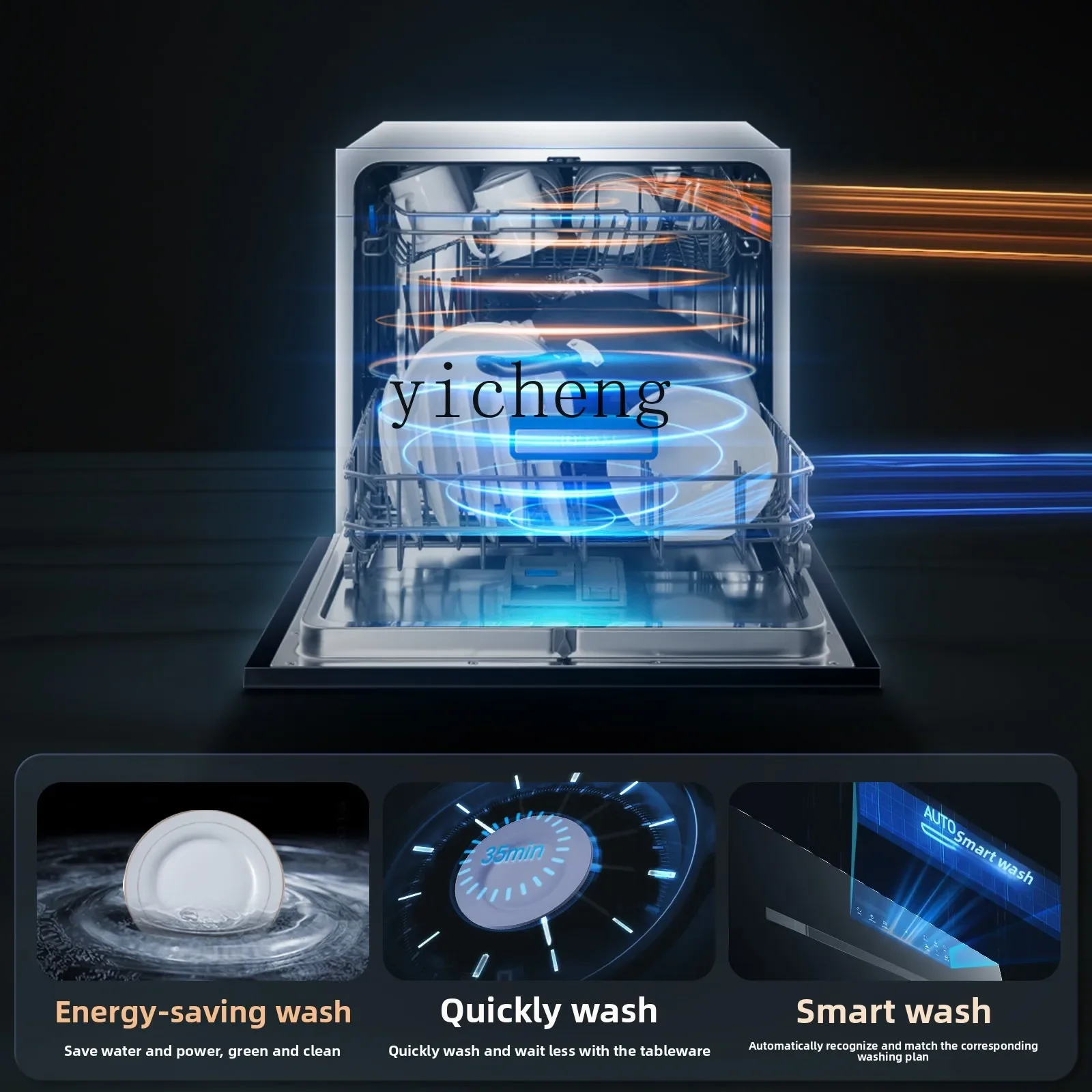 CC22 disinfection cabinet 13 sets of detergent all-in-one machine embedded fully automatic official flagship store