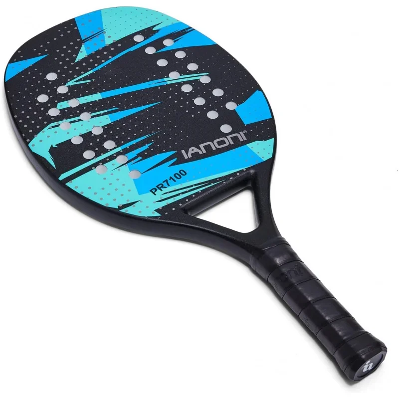 AQBeach Tennis Paddle Beach Tennis Racket Carbon Fiber with EVA Memory Foam Core Tennis Paddles