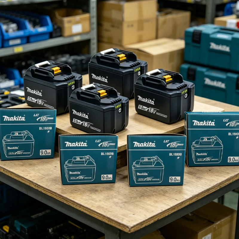 

IMakita rechargeable lithium battery 18V 9.0AH,9000mAh original Makita tool battery BL1860 BL1890 DC18RC charger 18V battery