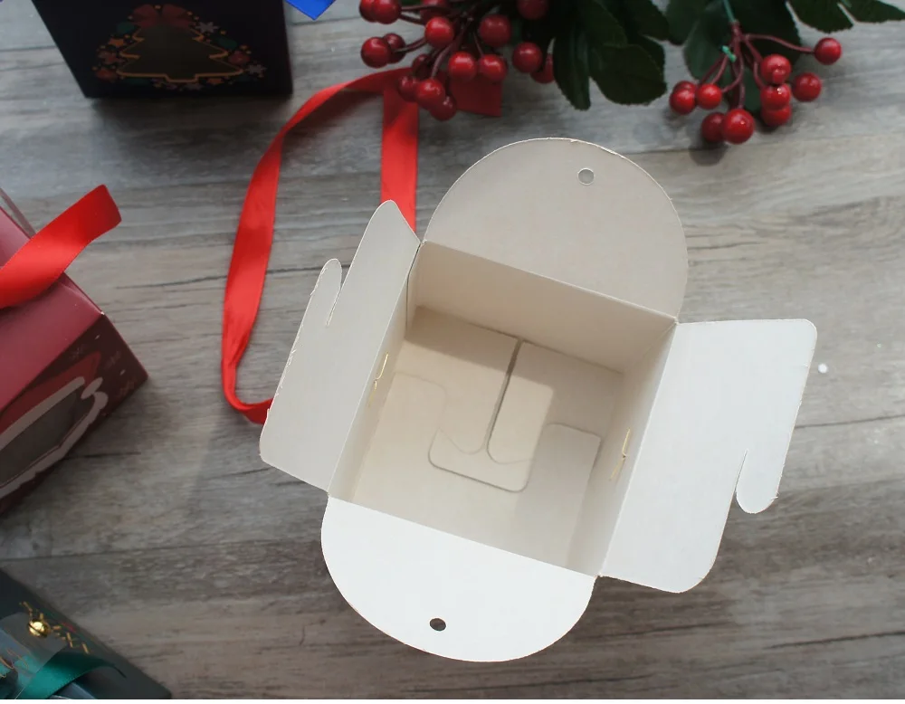 12 Stück Weihnachts-Papierbox mit Fenstergriff, Pralinenschachtel, Seife, Kerze, Kekse, Süßigkeiten, kleine Geschenkverpackung, Partygeschenke, Dekor – Detail 9