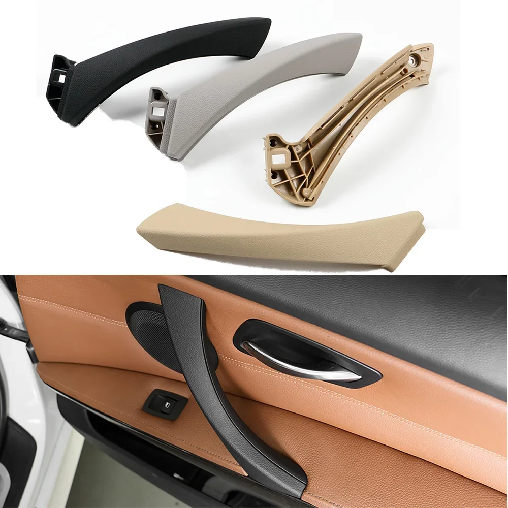 Car Passenger Left Right Side Interior Door Pull Handle with Cover Trim For BMW 3 Series E90 E91 E92 316i 318i 320i 325i 328i