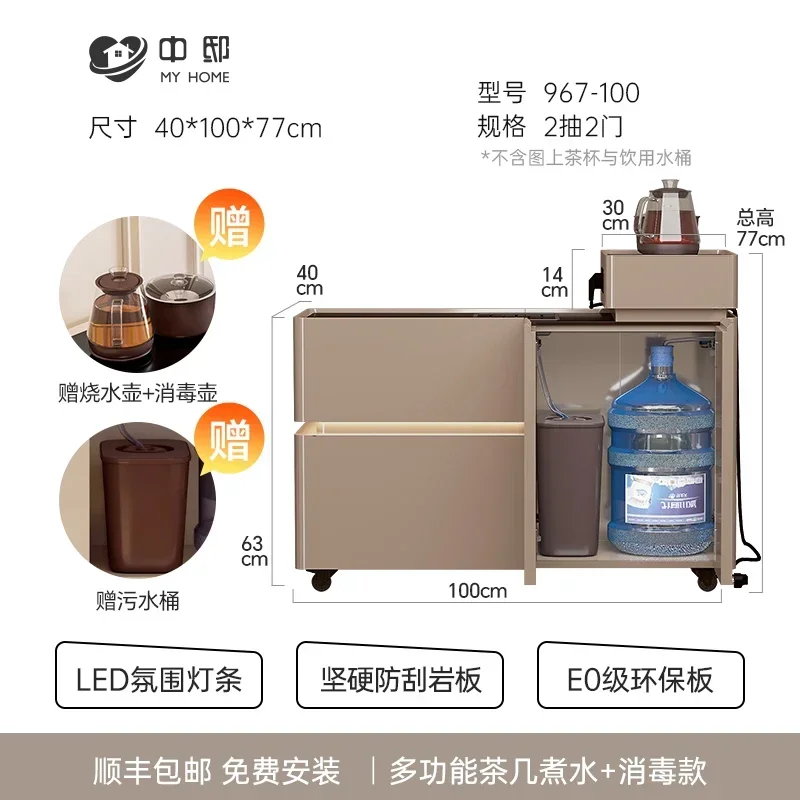 r8.11- sofa side table removable living room light luxury high-end side small coffee table partition storage cabinet