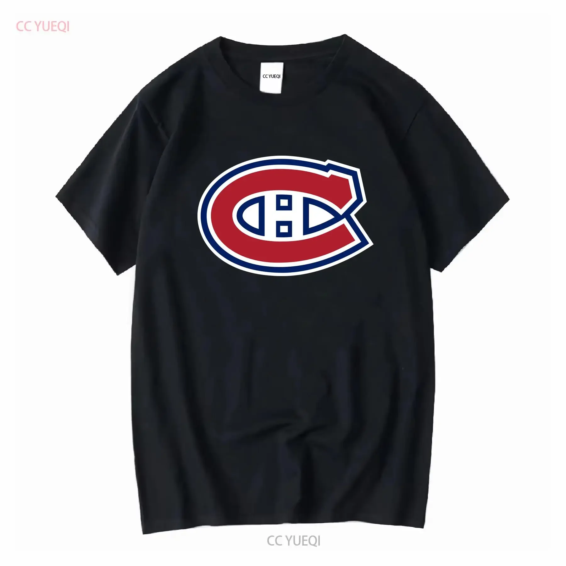 Camiseta activa con logo de los canadienses de Montreal, camiseta divertida vintage americana lavada, transpirable, Unisex, ligeramente estirada versátil para hombre