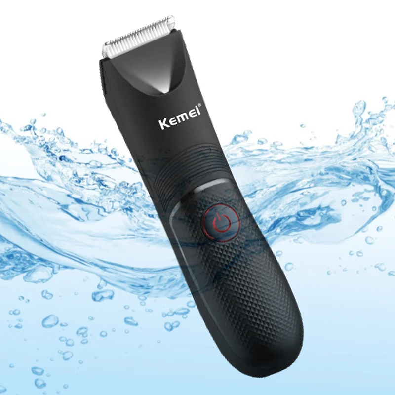 Kemei KM-1838 المهنية مقاوم للماء الجسم الشعر المتقلب الحلاقة متعددة الوظائف مزيل الشعر قابلة للشحن مقص الشعر الكهربائية الرجال