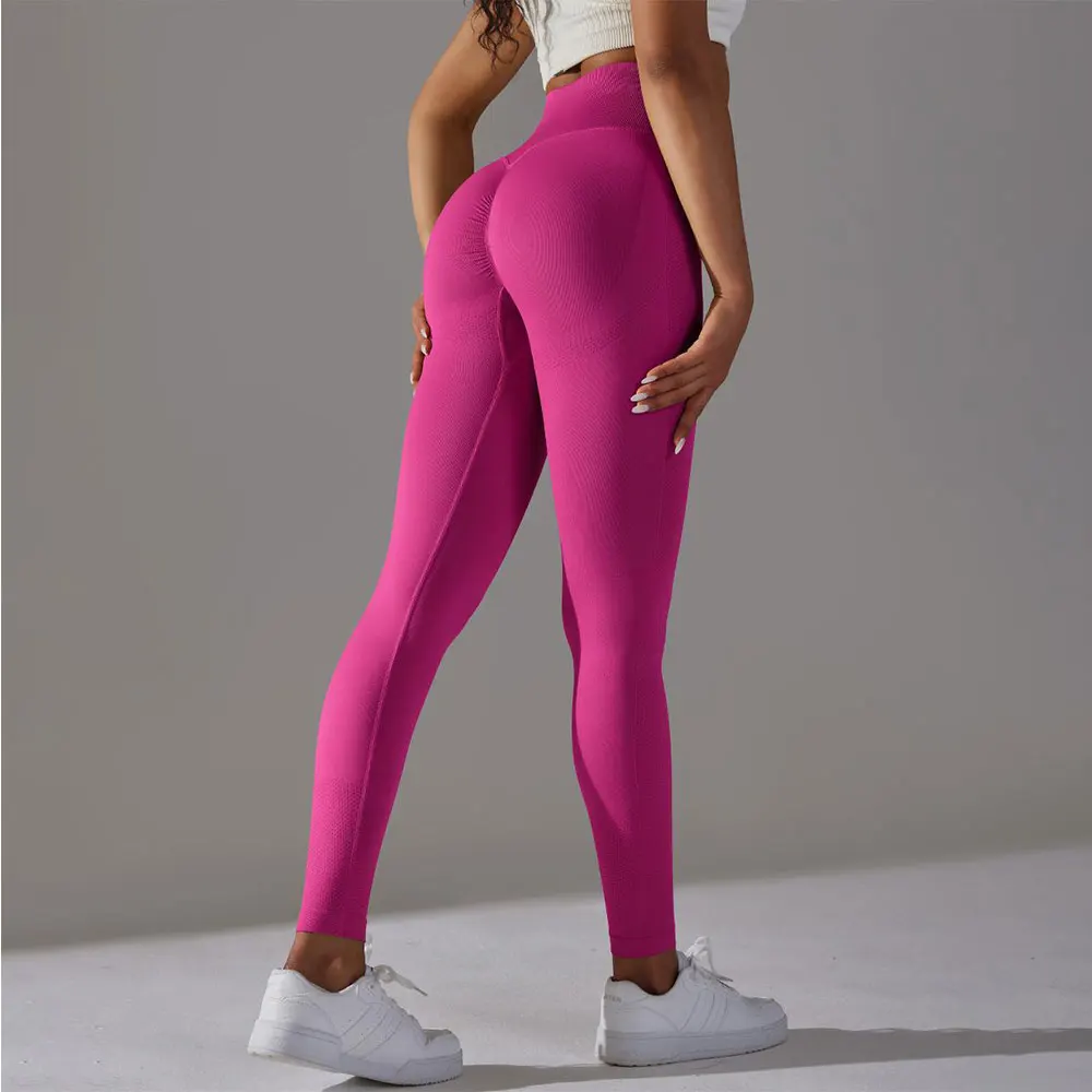 Calças de Yoga de Cintura Alta Feminina, Leggings Esportivas Push Up, Ginásio Atlético, Secagem Rápida, Apto Para Correr, Treino, Fitness, Corrida