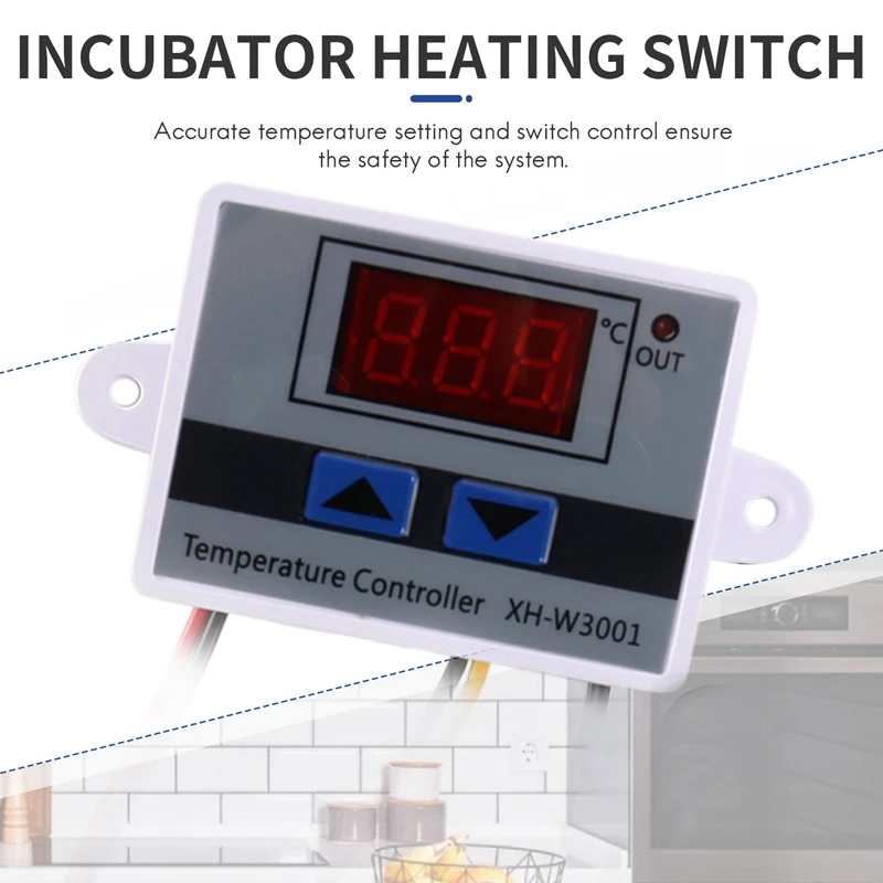 Best-10A AC110-220V DIGITAL LED Temperature Controller XH-W3001 สําหรับ Incubator Cooling ความร้อนเทอร์โมสวิทช์ NTC SENSOR