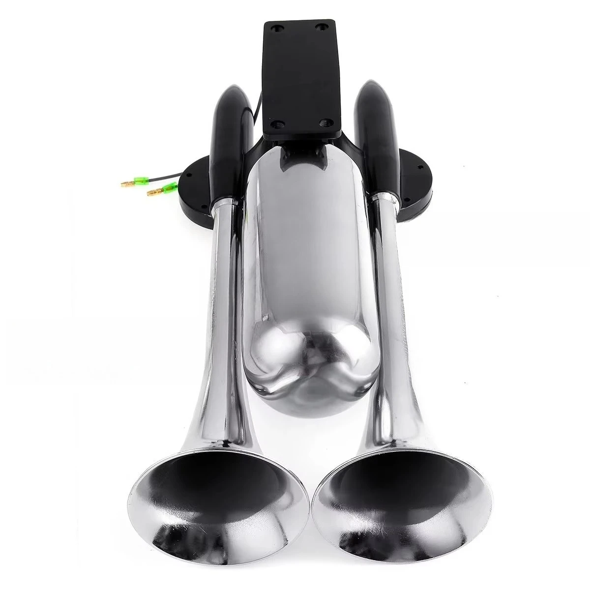 12-24V 500 DB Super Strong Noisy Car Air Compressor Dual Trumpet Air Horn for Auto Truck Boat Train Vehicle  Lorry view 3