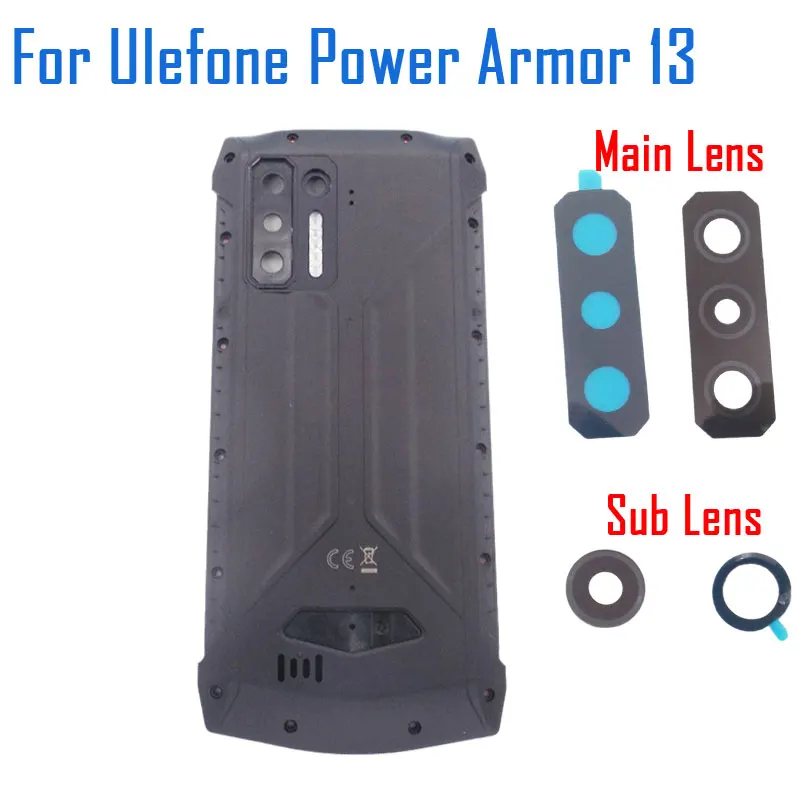 Ulefone Power Armor 13 Battery Cover Original Lens Back Cover Back Housing Replacement Accessories For Ulefone Power Armor 13