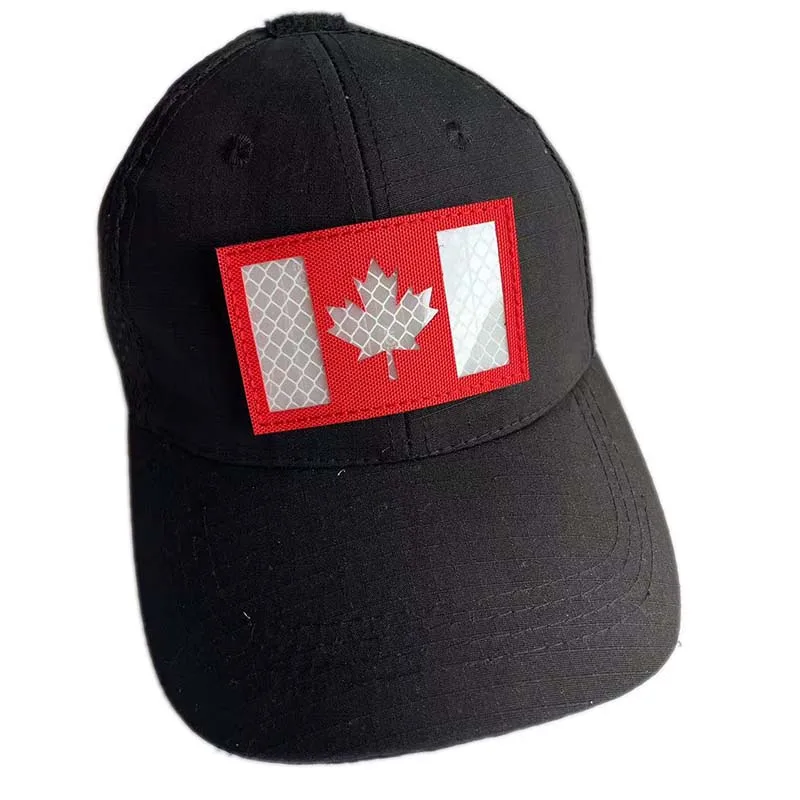 Canada Flag,Maple Leaf Badge Fabric Applique Embroidery and Rubber PVC Patches,Military Stickers Tactical Reflective Emblem