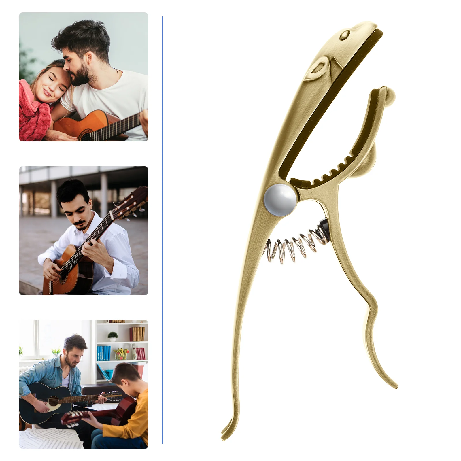 

Guitar Capo Tailgate Tuner Acoustic Durable Metal Accessories Alloy Zinc Musical Instrument Accessory