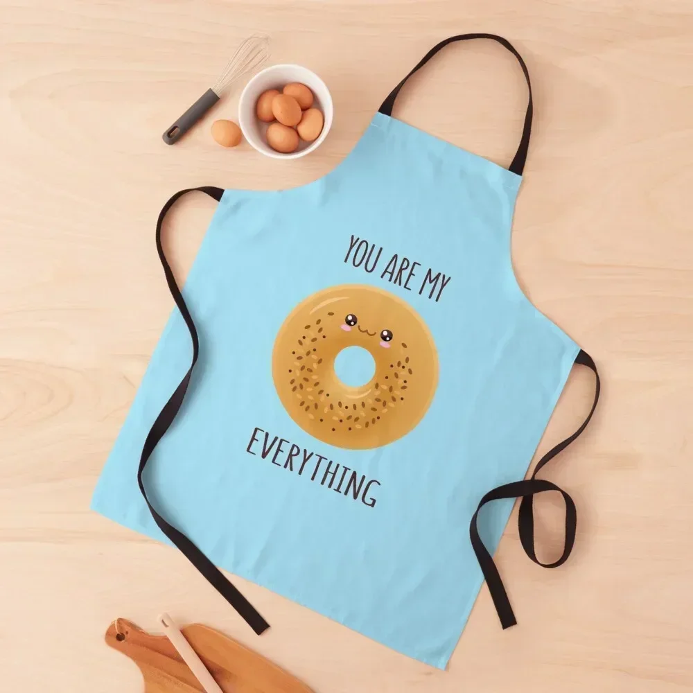 

My Everything Bagel Apron Ladies professional kitchen Women Kitchen'S Goods For Home And Kitchen Apron