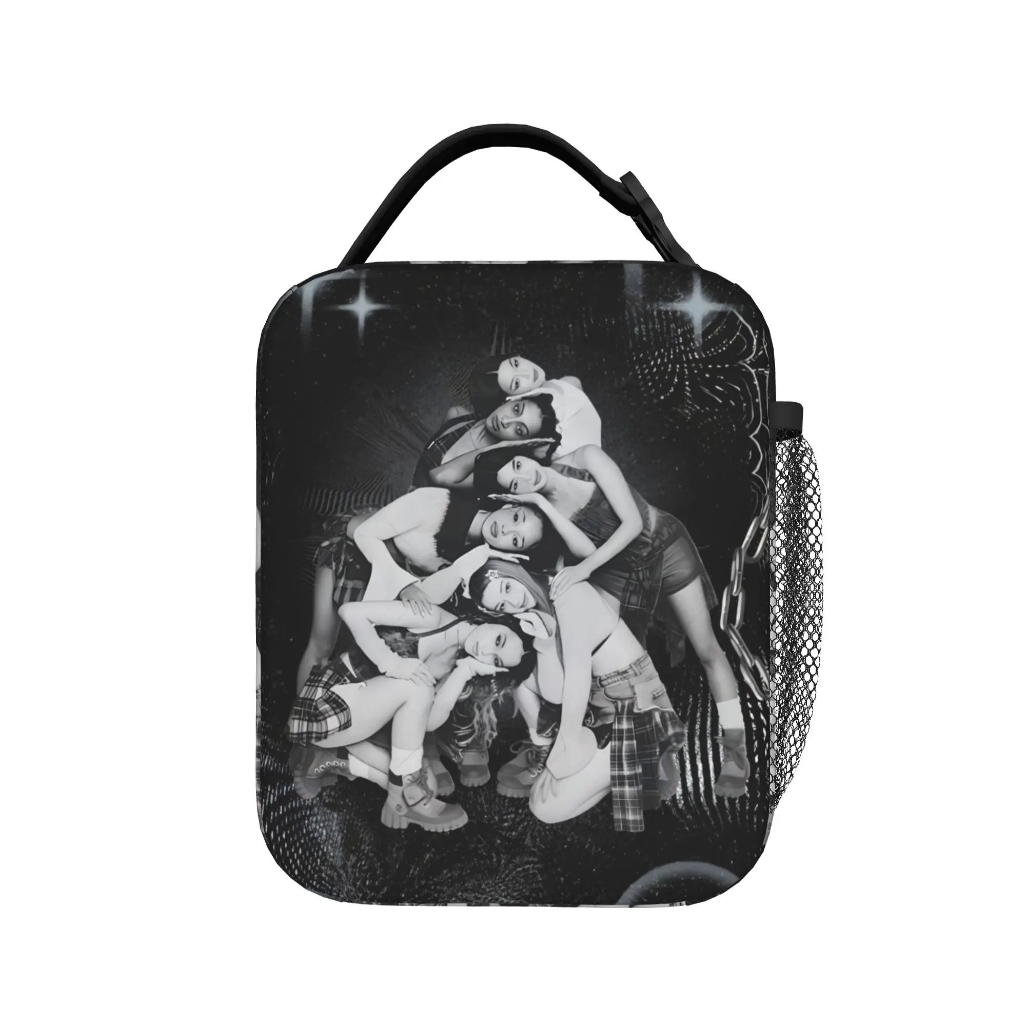 Katseyes Kpop Girl Group Thermal Insulated Lunch Bag for School  Portable Food Container Bags Cooler Thermal Lunch Box