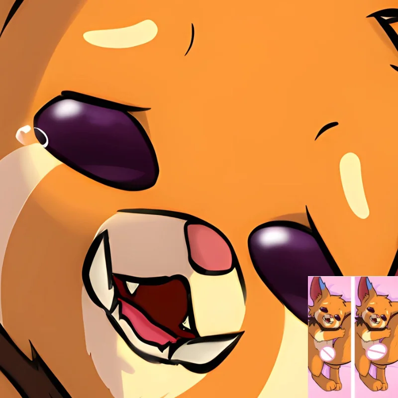 

DIY Personalized Anime Gnar Fluffy Orcus Dakimakura Furry Pillowcase Hugging Body Bed Pillow Cover Case Double-sided Print