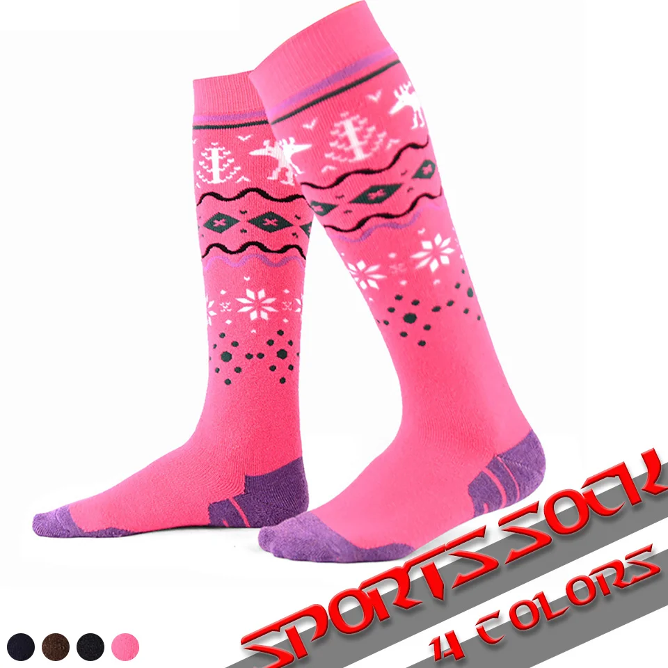 

Outdoor Mountaineering Hiking Ski Warm Sock Winter Elastic Skin-friendly Breathable Wear-resistan Cycling Wool Sports Socks