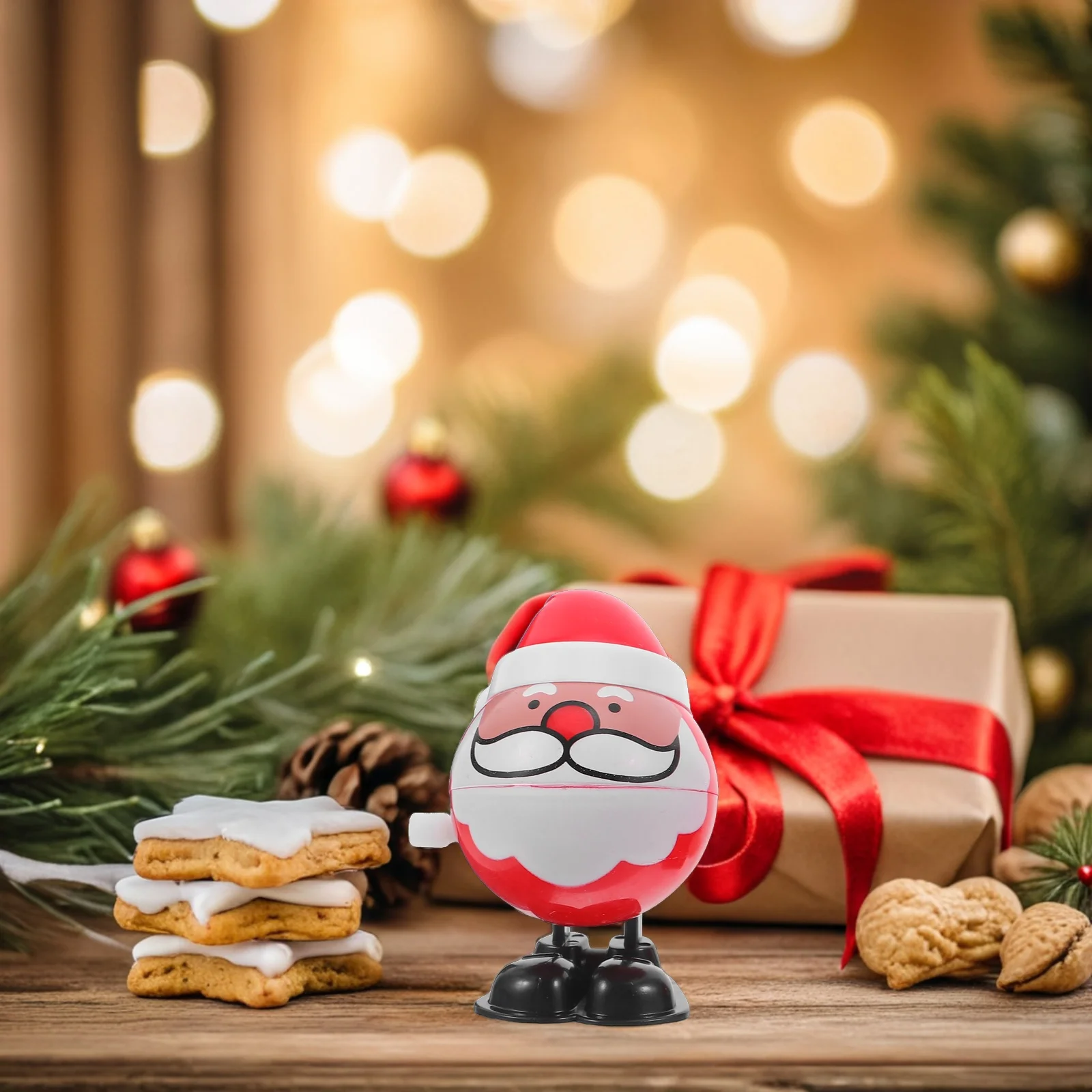 Assortiment de figurines de noël, renne, bonhomme de neige, horloge, cadeaux de fête de vacances, bas de Noël pour enfants, nouveauté