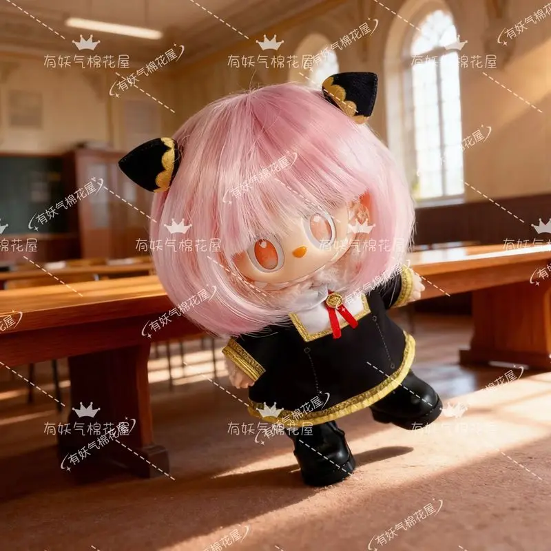 

NEW 1st generation 2nd generation 3rd generation Labubu Anime Spy X Family Aniya labubu baby clothes school uniform 17cm