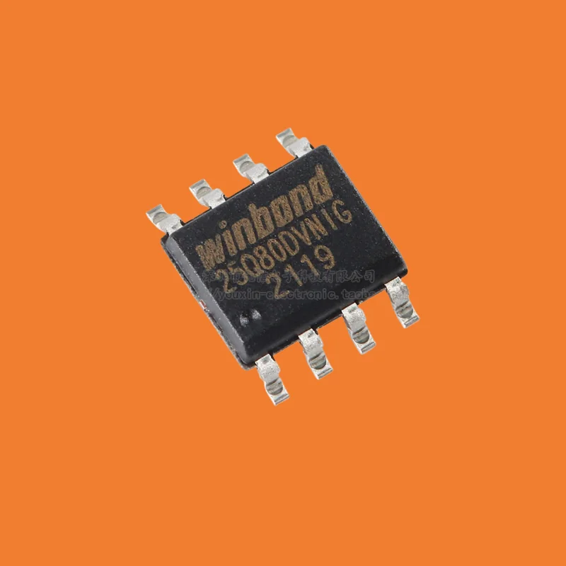 10pcs/Original genuine patch W25Q80DVSNIG SOIC-8 3V 8M bit serial flash memory chip