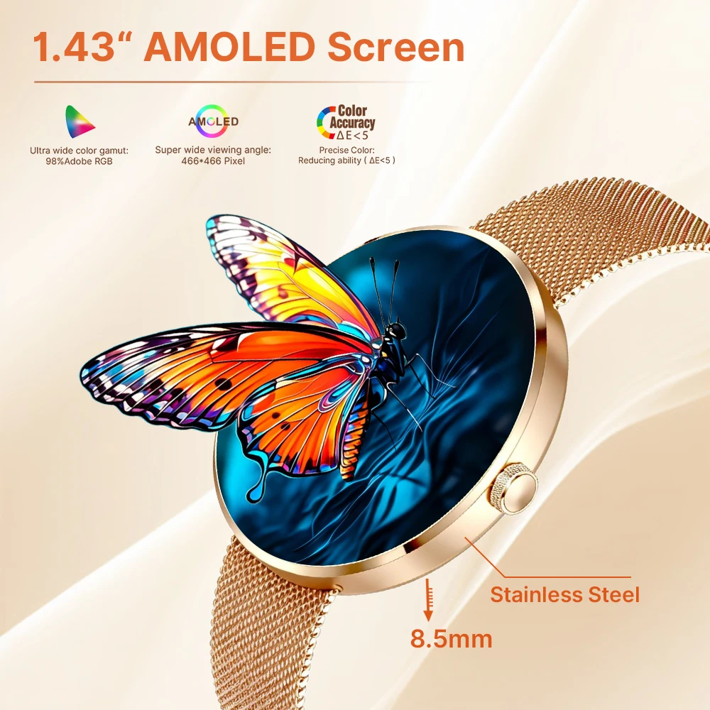 MEVADEN 8.5mm Ultra-thin Luxur - Smartwatch Angelo Watches review and price