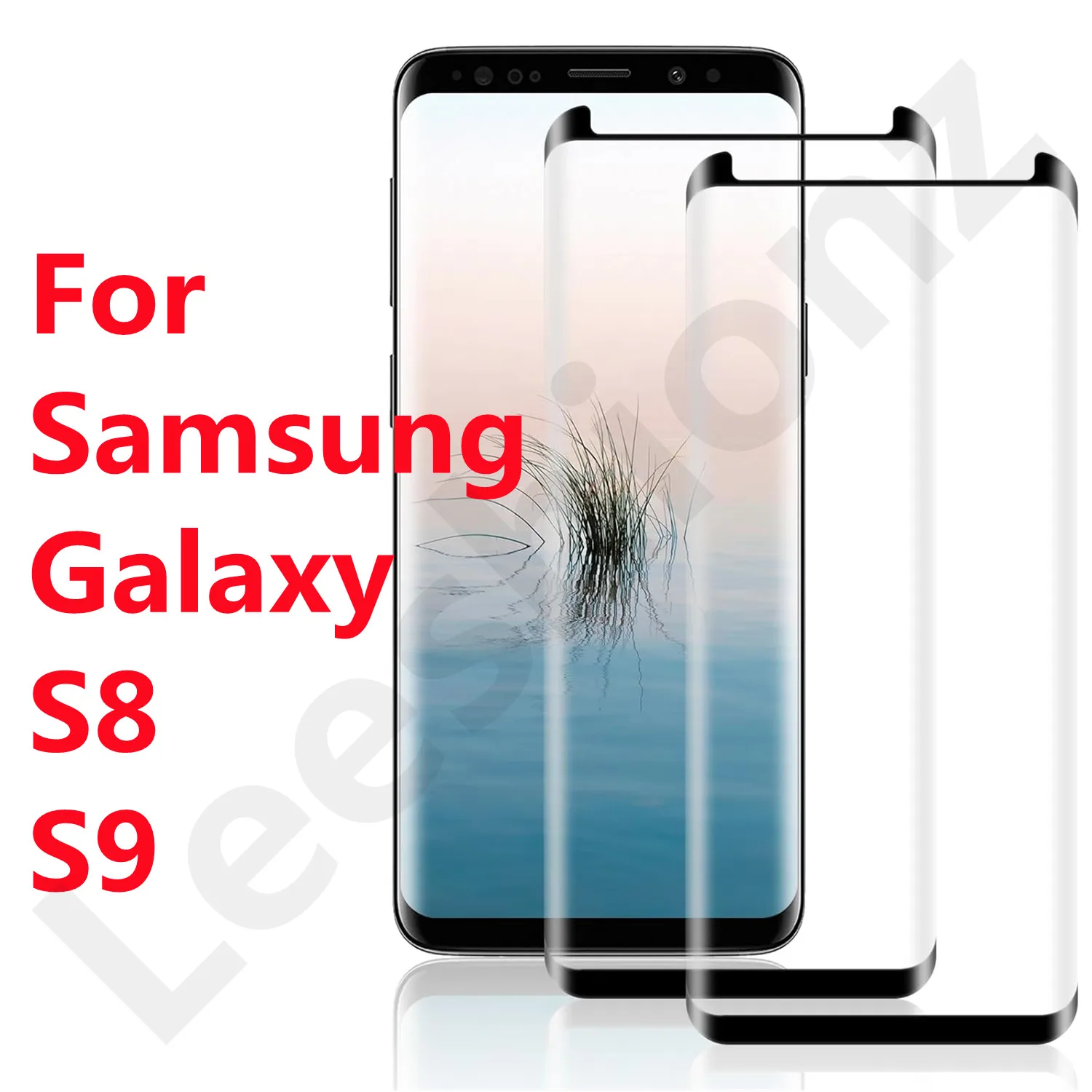 لهاتف Samsung Galaxy S8 S9 واقي شاشة عالي الوضوح مضاد للسقوط من الزجاج المقسى #1