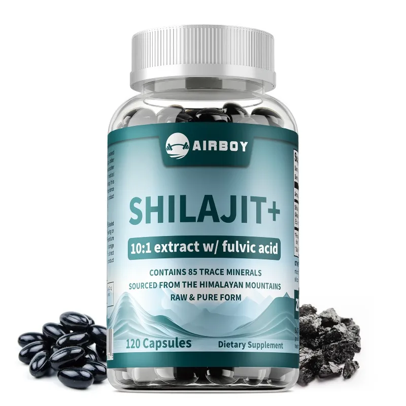 

Shilajit Capsules - Reduce Fatigue, Promotes Heart and Bone Health, Antioxidant, Improve Mood, Helps Boost Cognitive Performance