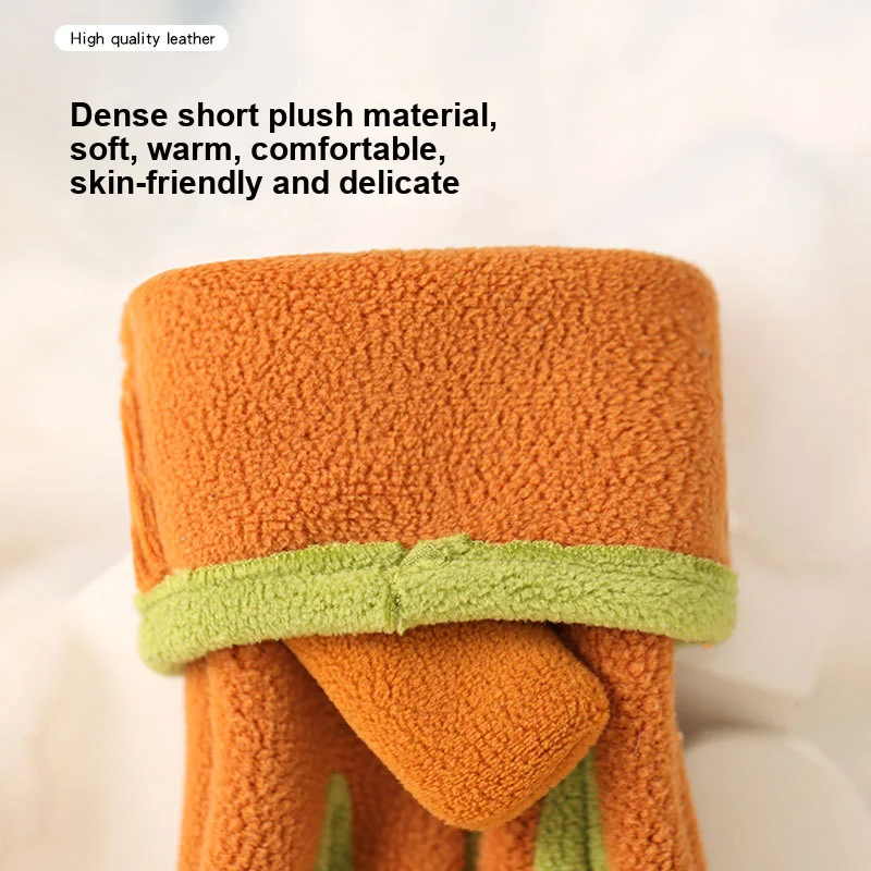 Kids Non Slip Fleece Gloves Warm Windproof for 6 12 Years Old Boys Girls Outdoor Cycling Playing