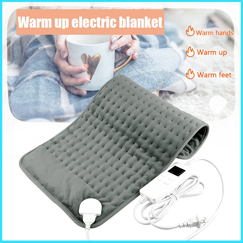 

Machine Washable 30cm*60cm Single Electric Blanket Pad Heating Bed Mat Winter Body Warmer Thermostat Under Blanket Heater Carpet